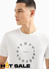 T-Shirt Men White Armani Exchange Camiseta